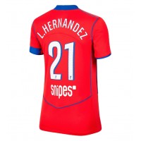 Paris Saint-Germain Lucas Hernandez #21 Tredjetrøje Dame 2025-26 Kortærmet